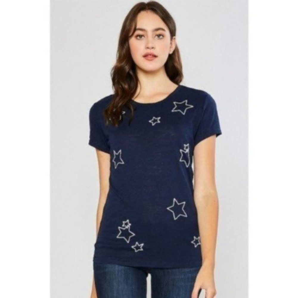 🆕Star Print Soft Cotton Tee